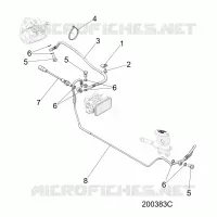 FREINS, FREIN LINE, REAR, ABS