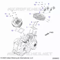 ENGINE, CULASSE ASM.