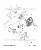 SYSTÃˆME DE TRANSMISSION, SPROCKETS, GUARDS AND BELT