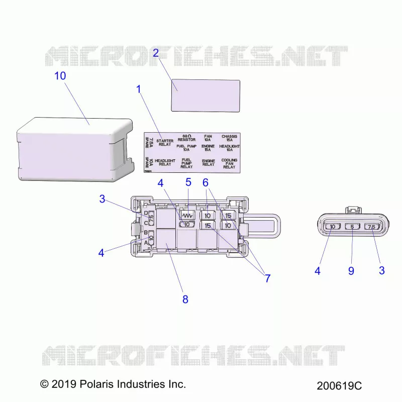 ELECTRICITE, FUSE BLOCK