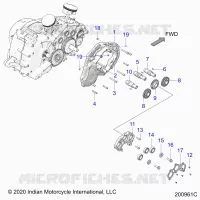 MOTEUR, CAM SHAFTS AND GEARS
