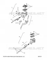 BRAKES, MASTER CYL., FRONT AND REAR