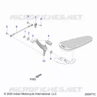 SYSTÃˆME DE TRANSMISSION, SHIFT PEDAL AND SHIFT LINKAGE