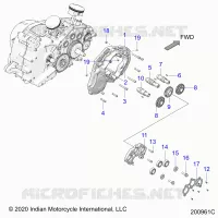 MOTEUR, CAM SHAFTS AND GEARS