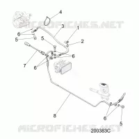 FREINS, FREIN LINE, REAR, ABS