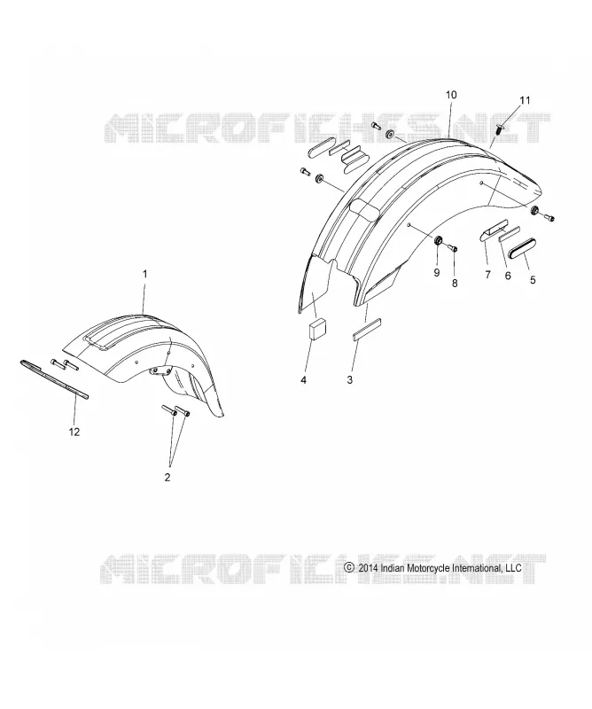 CARROSSERIE - GARDE BOUE AVANT/REAR