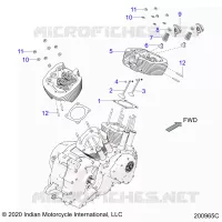 ENGINE, CULASSE ASM.