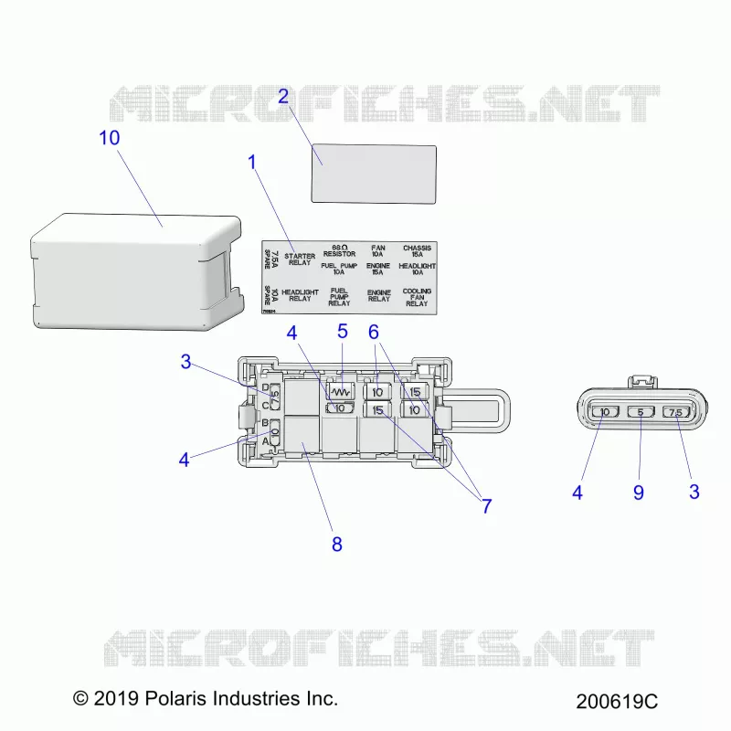 ELECTRICITE, FUSE BLOCK