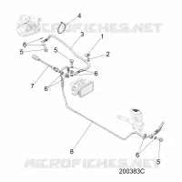 FREINS, FREIN LINE, REAR, ABS
