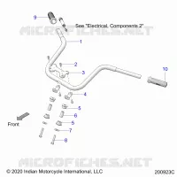 STEERING, FIXATION GUIDON AND GRIPS