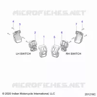 ELECTRICITE, SWITCH CONTROLS, LH/RH