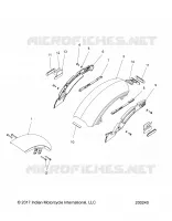 CARROSSERIE - GARDE BOUE AVANT/REAR