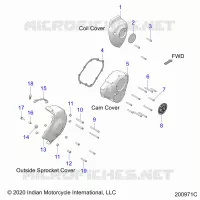 COUVERLCES MOTEUR DROITS