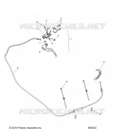 CONTROLS, LEVIER D'EMBRAYAGE ASM. AND CABLE