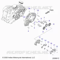 MOTEUR, CAM SHAFTS AND GEARS