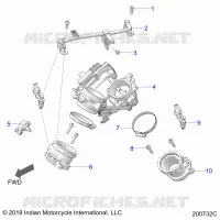 SYSTÃˆME D'ALIMENTATION, FUEL RAIL/THROTTLE BODY