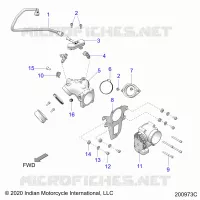 SYSTÃˆME D'ALIMENTATION, FUEL CLAM SHELL/THROTTLE BODY