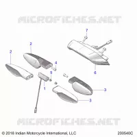 ELECTRICITE, REAR LIGHTING