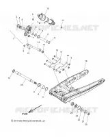 SUSPENSION ARRIERE ASM., SWING ARM AND SHOCK