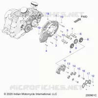 MOTEUR, CAM SHAFTS AND GEARS