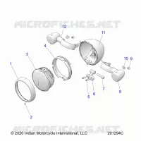 ELECTRICITE, FRONT LIGHTING AND TURN SIGNALS