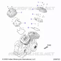 MOTEUR, ROCKER COVERS