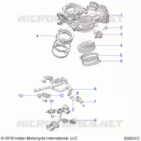 ENGINE, CORPS DE PAPILON AND FUEL RAIL