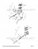 FREINS, MASTER CYL., FRONT AND REAR