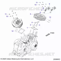 ENGINE, CULASSE ASM.