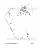 CONTROLS, LEVIER D'EMBRAYAGE AND CABLE