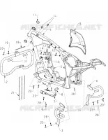 CHASSIS, CADRE AND SIDESTAND