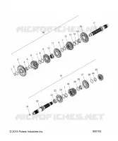 SYSTÈME DE TRANSMISSION, INPUT/OUTPUT SHAFT ASM.