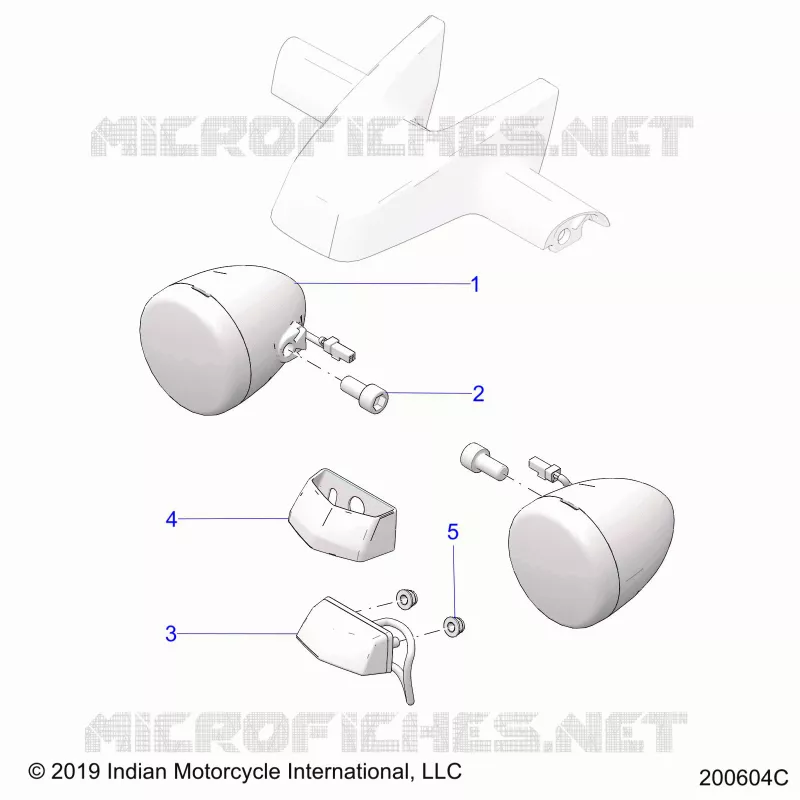 ELECTRICITE, TURN SIGNALS, REAR/REAR LIGHTING
