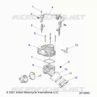 ENGINE, CORPS DE PAPILON/FUEL RAIL